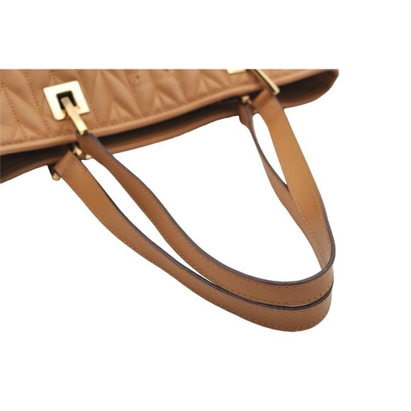 Gucci Camel Matelasse Leather Two Strap Tote with Bold Chrome - Picture 13 of 16